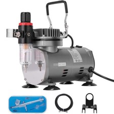 Airbrush Compressor Kit Dual Action Airbrush ...
