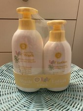Little Me Baby wash 500ml  Baby Lotion 360ml Calm Chamomile W/Olive Oil  Aloe
