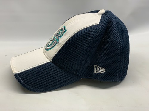 Seattle Mariners Logo New Era Baseball Hat Cap MeshSize Small Medium MLB Used - Picture 2 of 11