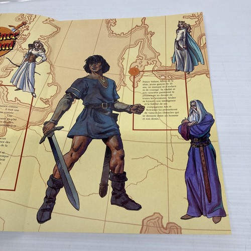 Rare Leaflet Old IDDH Drawing Animated the Legend Of Prince Valiant 1991 - Picture 4 of 5