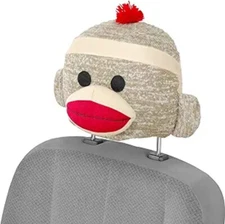 Bell Automotive 22-1-56705-8 Sock Monkey Seat Caps Headrest Cover