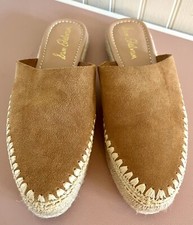 Sam Edelman Suede Leather Austin Slip-On Mules Espadrilles Women's 7