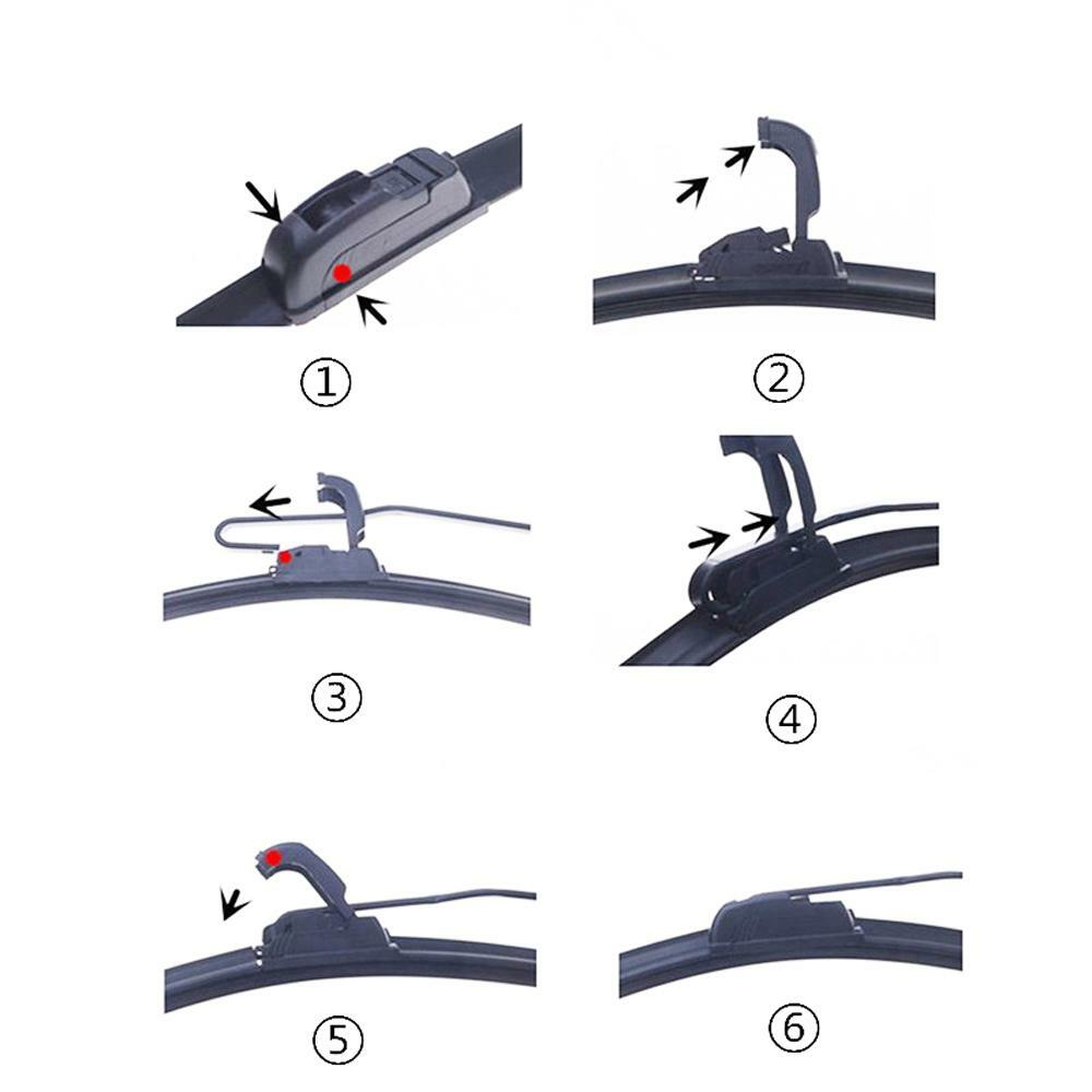 Wiper Blades Aero Nissan 300ZX (For Z32) COUPE 1989-1996