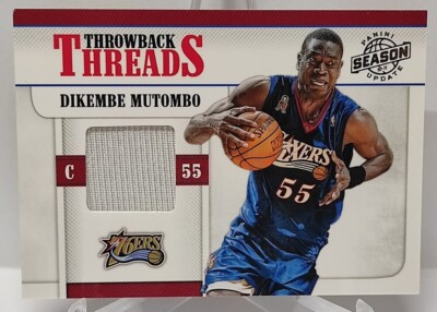 2012-11 Panini Season Update Throwback Threads Dikembe Mutombo 76ers 114/299 #2