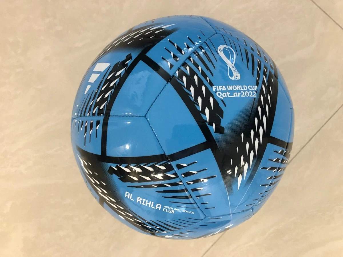 ADIDAS WORLD CUP 2022 AL RIHLA CLUB BALL (BLUE/BLACK)