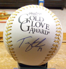Tommy Edman St Louis Cardinals Autographed MLB Gold Glove Baseball
