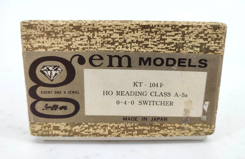 Locomotora de vapor y licitadora Gem Brass Reading escala HO A5a Foto 3 de 3