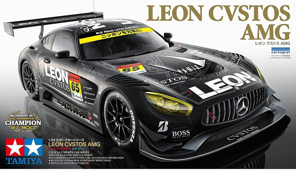 Tamiya 1/24 Sports Car Series No.350 LEON CVSTOS AMG Plastic Tamiya 1/24 Sports Car Series No.350 LEON CVSTOS AMG Plastic