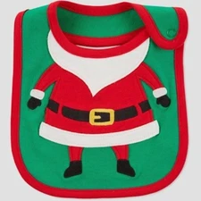 Just One You Carter's Xmas Santa  bib teething cloth