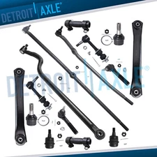 4WD Front Upper Control Arm TieRod Track Bar Kit For 2000-2001 Dodge Ram 1500