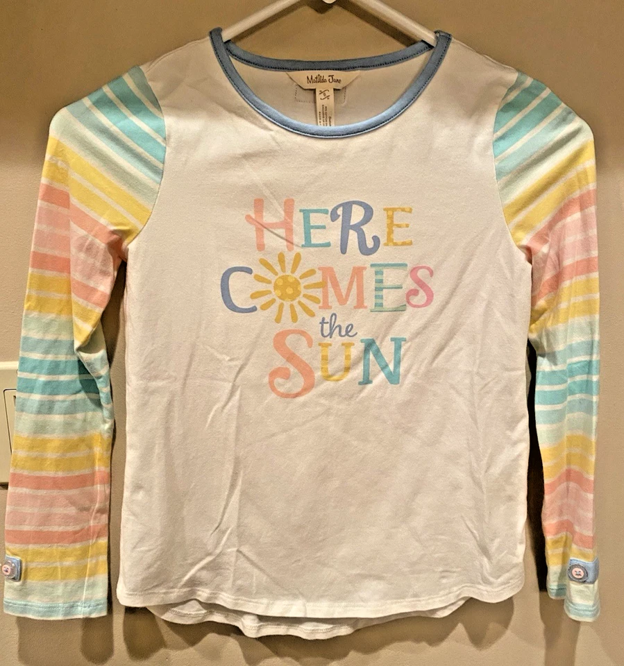 Matilda Jane, Girls Size 8, Here Comes The Sun Top, Dress & Sweater, GUC - Image 3 of 4
