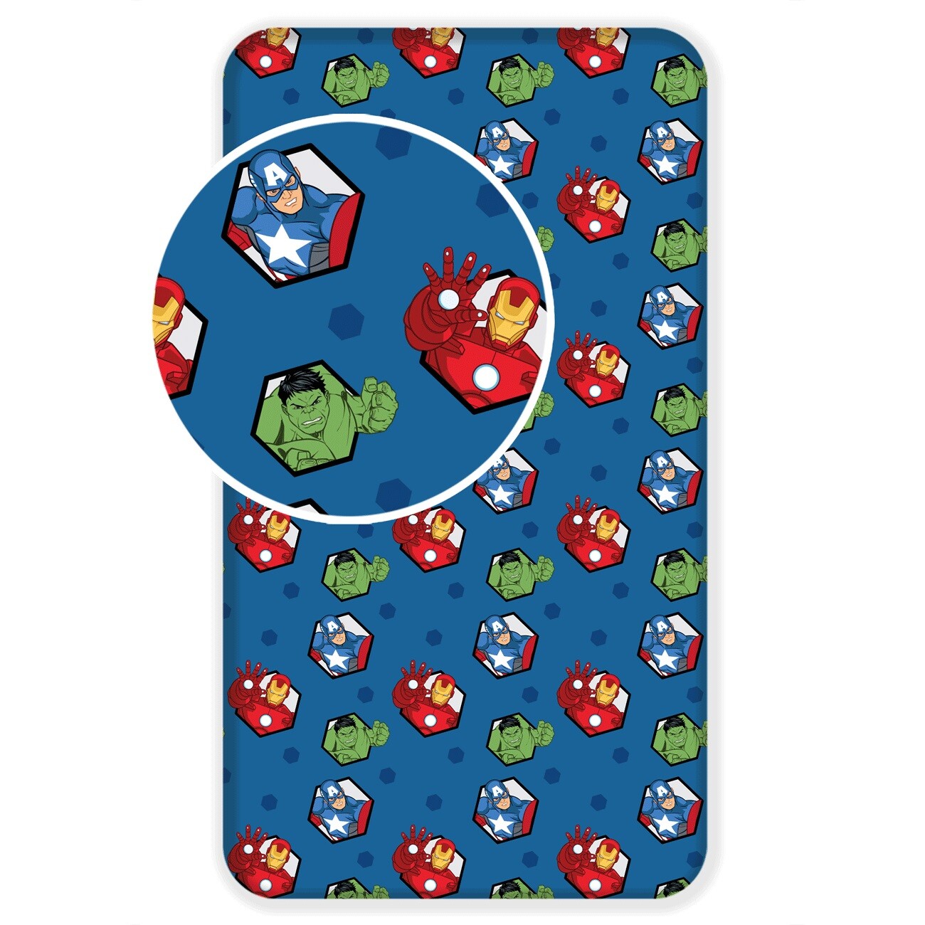 Полиэстер Avengers Kuschelige Bettwäsche, 90x200 + 25 см