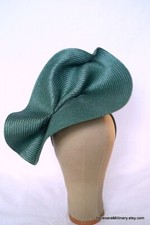 Green Fascinator Headband Wedding Guest Race Day Millinery Melbourne Cup