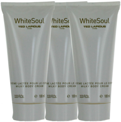 White Soul By Ted Lapidus For Women Combo Pack: BL 9.99oz (3x3.33oz Bottles) New