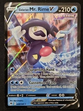 Galarian Mr. Rime V 049/189 SWSH Astral Radiance Ultra Rare Holo Pokémon 2022 NM