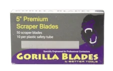 Better Tools Gorilla blades 5" premium heavy duty scraper blades