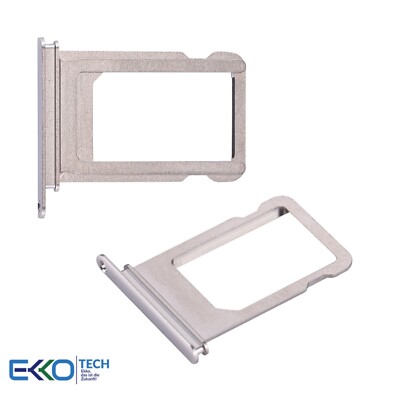   iPhone X Sim Card Tray Slot Sim Karten Halter Halterung Schlitten Fach Weiß  