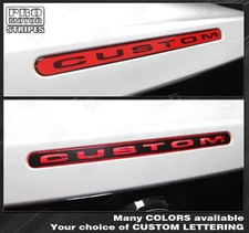 Ford Mustang Third Brake Light Overlay Stripe Decal 2010 2011 2012 2013 2014 
