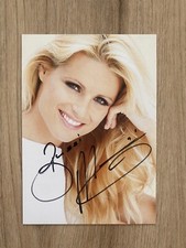 Michelle Hunziker Prezenter telewizyjny Karta z autografem Ręcznie podpisana!!!