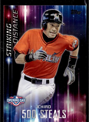 2016 Topps Opening Day Striking Distance #SD-13 ICHIRO Seattle Mariners C1