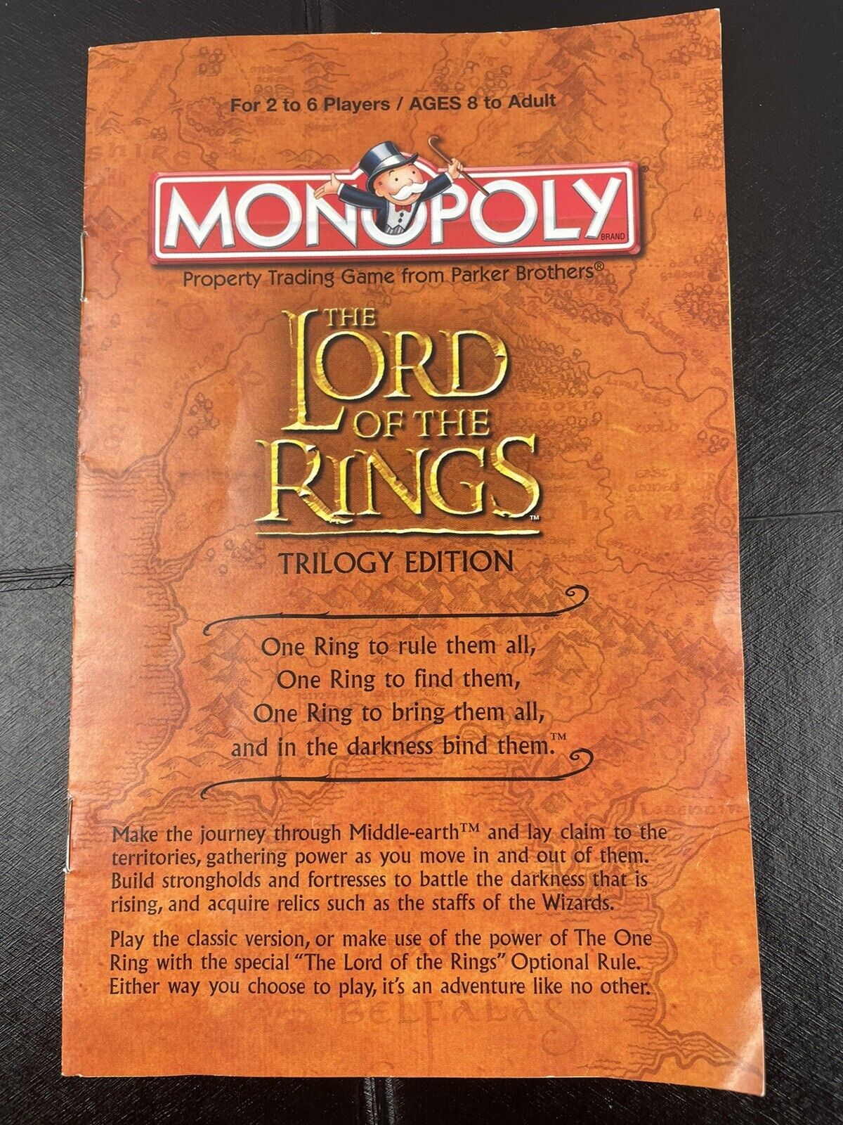  Hasbro Gaming Monopoly: The Lord of The Rings Edition Board  Game Inspired by The Movie Trilogy, Play as a Member of The Fellowship, for  Kids Ages 8 and Up ( Exclusive) 