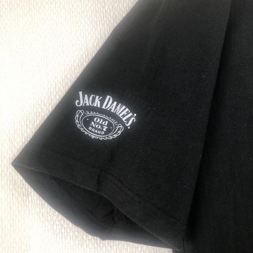 Jack Daniel’s Old No 7 Mens Black T-Shirt Top Size XL Logo Short Sleeve - Picture 10 of 15