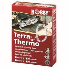 Hobby Kabel grzewczy Terra-Thermo 3m - 15W Terrarium Ogrzewanie Gady Płazy