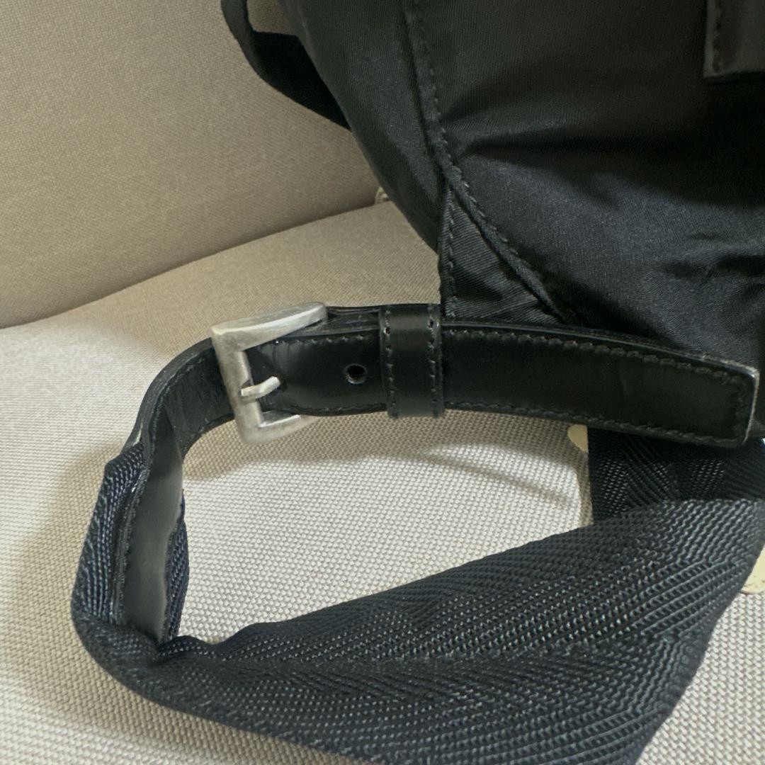 PRADA Rucksack Daypack Black Drawstring 100341 - image 3