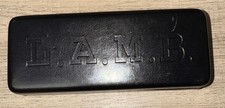 L.A.M.B Eyeglasses Sunglasses Case LAMB Logo Hardshell Black