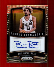 2019-20 Panini Prizm Rookie Penmanship #40 Brian Bowen II