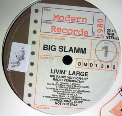 Big Slamm, Livin' Large, (12'', Promo), NM or M-, 4104172320