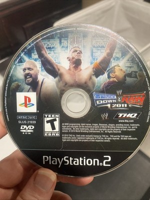 WWE SmackDown vs. Raw 2011 (Sony PlayStation 2, 2010) PS2 TESTED