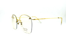 Algha Savile Row Halbrandlose Brille GOLD 14K...