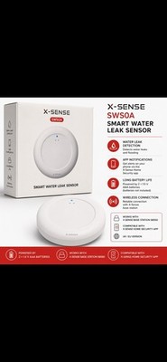 X-Sense SWS0A Smart Water Leak Sensor Wireless Water Detector   New