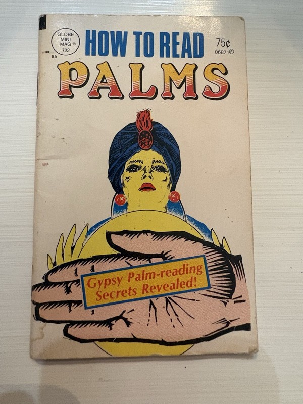 How To Read Palms Royal Caldwell Palmistry Fortune Telling Mini Mag 1986 Occult