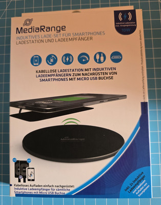 MediaRange MRMA115 - Induktives Lade-Set für Smartphones