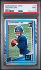 2025 Donruss Optic Jaxson Dart #273 Holo Rookie Card PSA 9 MINT
