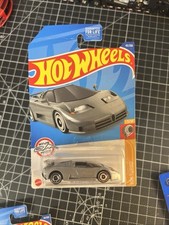 2022 Hot Wheels Silver/Gray  94 Bugatti EB110 SS, 65/250  HW Turbo 5/10 NEW
