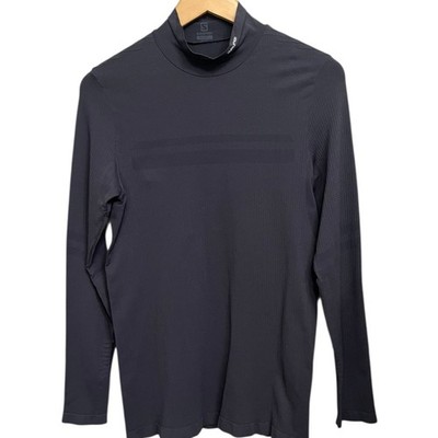 Salomon Essential Seamless Warm Long Sleeve Base Layer Gray Women's Size Large