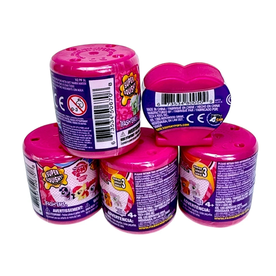 My Little Pony FashEms Cápsulas Misteriosas Ciegas Squishy Serie 3 Lote de 5 MLP 4+ Foto 3 de 4