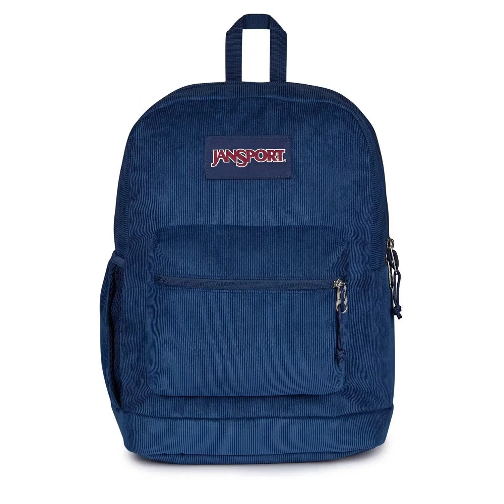 jansport backpack dark blue Superbreak Its an original and its ageless JanSport Cross Town Plus Remix