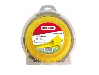 OREGON Starline Mähfaden 2,4 mm x 15 m Trimmerfaden Motorsense (O-69-454-Y)