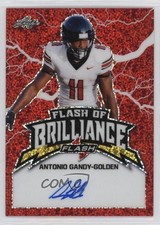 2020 Leaf Flash of Brilliance Red 3/5 Antonio Gandy-Golden #FB-AGG Auto 3b3