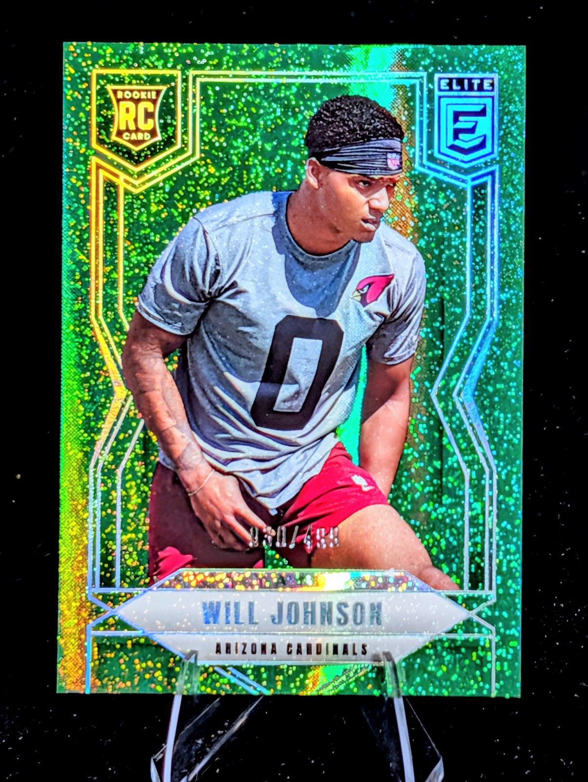 2025 Panini Donruss Elite Will Johnson #115 RC Status Sparkle /499 Rookie Rare