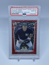 2014 Bowman Draft Top Prospects Aaron Judge #TP-39 Red Ice 125/150 PSA 10