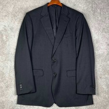 Brooks Brothers 1818 Madison Suit Jacket Men 44R Gray Two Button Wool Blazer