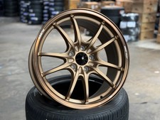New 18x8.5 Mugen Mf10 4 Wheel Bronze 5x114.3 Honda Civic Hrv Integra Crv Acura