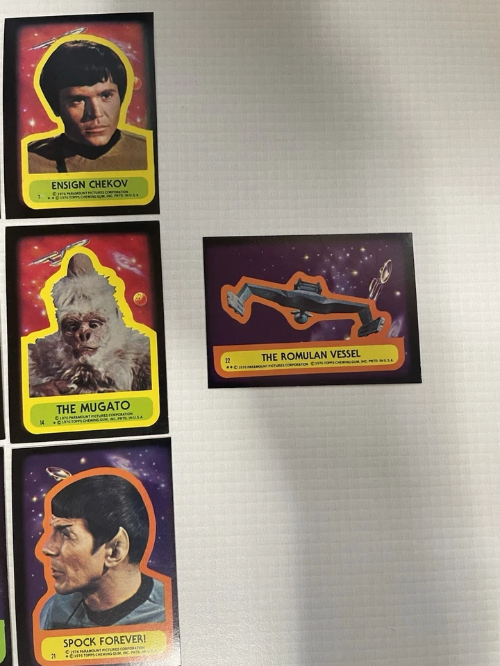 1976 Topps Star Trek Complete Master Set (88) Cards (22) Stickers - Image 4 of 4
