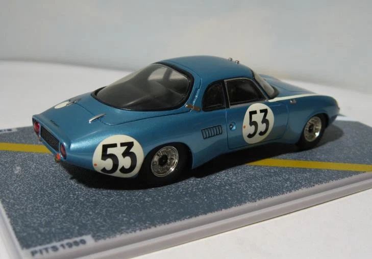 Rene Bonnet Aerodjet Renault Spyder #53 1963 LeMans 1:43 Spark Bizarre Diecast Foto 3 de 4