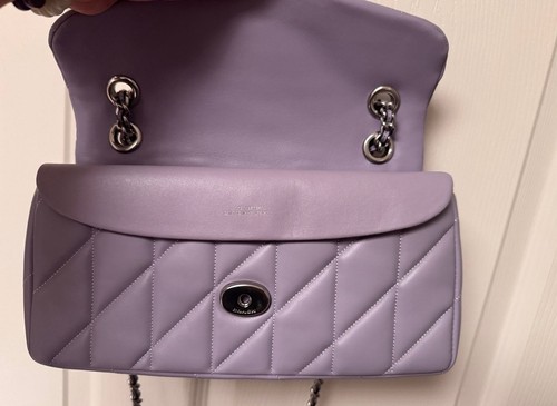 NWT Coach Tabby Shoulder Bag 26 With Quilting CP147 In Soft Purple With Dust Bag - Picture 9 of 12